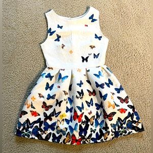 Girls butterfly dress